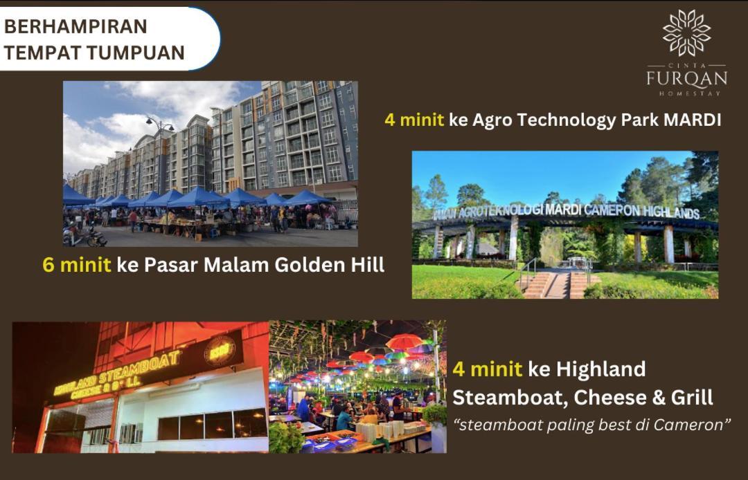 Homestay Cinta Furqan 1 - Apartment Cameron Highland Tanah Rata Exterior photo